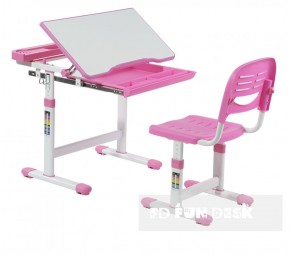 Комплект парта + стул трансформеры Cantare Pink в Покачах - pokachi.mebel-74.com | фото