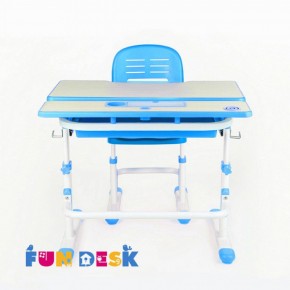 Парта-трансформер + стул Lavoro Blue в Покачах - pokachi.mebel-74.com | фото