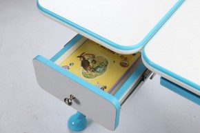 Парта-трансофрмер Amare Blue с выдвижным ящиком в Покачах - pokachi.mebel-74.com | фото