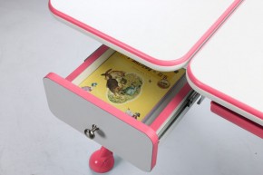 Парта-трансофрмер Amare Pink с выдвижным ящиком в Покачах - pokachi.mebel-74.com | фото
