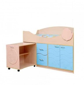 Набор мебели для детской Юниор -12.2 (700*1860) МДФ матовый в Покачах - pokachi.mebel-74.com | фото
