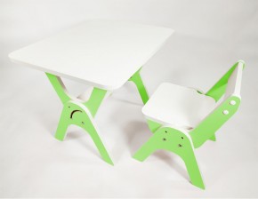 Детский растущий стол-парта и стул Я САМ "Умка" (Зеленый) в Покачах - pokachi.mebel-74.com | фото