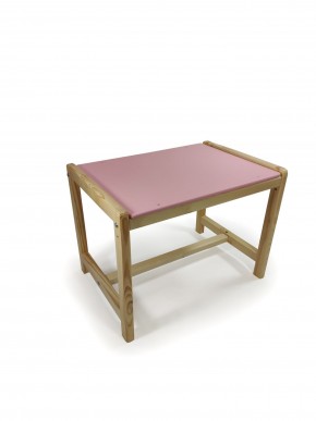 Детский растущий стол Я САМ "Лофт" (Розовый, Сосна) в Покачах - pokachi.mebel-74.com | фото