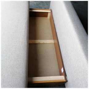 Диван-кровать Комфорт без подлокотников BALTIC Grafit (2 подушки) в Покачах - pokachi.mebel-74.com | фото