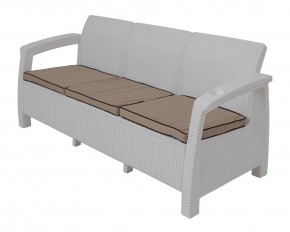 Диван Yalta Premium Sofa 3 Set (Ялта) белый (+подушки под спину) в Покачах - pokachi.mebel-74.com | фото