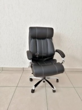 Кресло Barneo K-303 для руководителя (черная экокожа) в Покачах - pokachi.mebel-74.com | фото