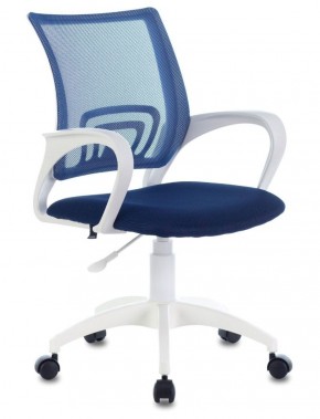 Кресло BRABIX "Fly MG-396W" (белый/темно-синее) 532399 в Покачах - pokachi.mebel-74.com | фото