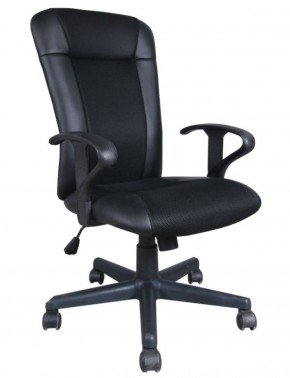 Кресло BRABIX "Optima MG-370" (экокожа/ткань, черное) 531580 в Покачах - pokachi.mebel-74.com | фото