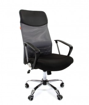 Кресло для руководителя CHAIRMAN 610 N(15-21 черный/сетка серый) в Покачах - pokachi.mebel-74.com | фото