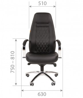 Кресло для руководителя CHAIRMAN 950 (Экокожа) Черное в Покачах - pokachi.mebel-74.com | фото