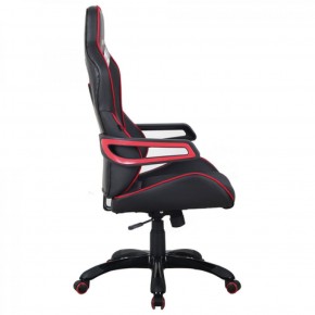 Кресло компьютерное BRABIX Nitro GM-001 (ткань/экокожа) черное, вставки красные (531816) в Покачах - pokachi.mebel-74.com | фото
