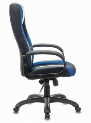 Кресло компьютерное BRABIX PREMIUM "Rapid GM-102" (экокожа/ткань, черное/синее) 532106 в Покачах - pokachi.mebel-74.com | фото