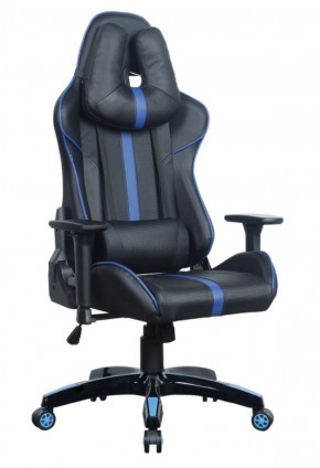 Кресло компьютерное BRABIX "GT Carbon GM-120" (черное/синее) 531930 в Покачах - pokachi.mebel-74.com | фото