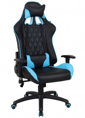 Кресло компьютерное BRABIX "GT Master GM-110" (черное/голубое) 531928 в Покачах - pokachi.mebel-74.com | фото