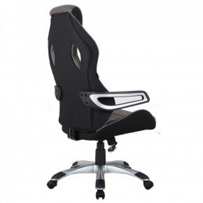 Кресло компьютерное BRABIX Techno GM-002 (ткань) черное/серое, вставки белые (531815) в Покачах - pokachi.mebel-74.com | фото