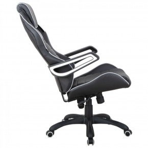 Кресло компьютерное BRABIX Techno Pro GM-003 (экокожа черное/серое, вставки серые) 531814 в Покачах - pokachi.mebel-74.com | фото