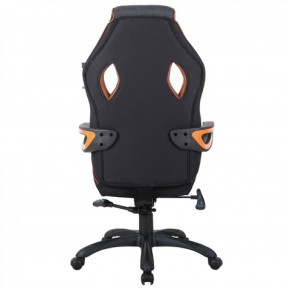 Кресло компьютерное BRABIX Techno Pro GM-003 (ткань черное/серое, вставки оранжевые) 531813 в Покачах - pokachi.mebel-74.com | фото