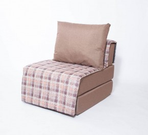 Кресло-кровать бескаркасное Харви (коричневый-квадро беж) в Покачах - pokachi.mebel-74.com | фото