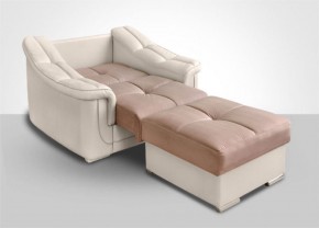 Кресло-кровать + Пуф Кристалл (ткань до 300) НПБ в Покачах - pokachi.mebel-74.com | фото