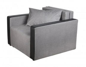 Кресло-кровать Милена с подлокотниками (серый) Велюр в Покачах - pokachi.mebel-74.com | фото