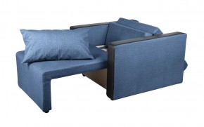 Кресло-кровать Милена с подлокотниками (синий) Велюр в Покачах - pokachi.mebel-74.com | фото