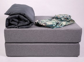 Кресло-кровать-пуф бескаркасное Прайм (мехико серый-графит) в Покачах - pokachi.mebel-74.com | фото