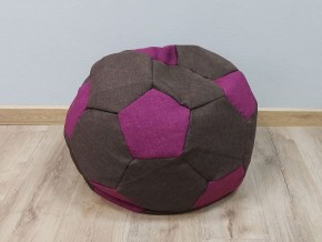 Кресло-мешок Мяч S (Savana Chocolate-Savana Berry) в Покачах - pokachi.mebel-74.com | фото