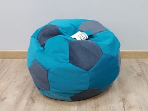 Кресло-мешок Мяч S (Shaggy Azure-Shaggy Grafit) в Покачах - pokachi.mebel-74.com | фото