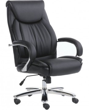 Кресло офисное BRABIX PREMIUM "Advance EX-575" (хром, экокожа, черное) 531825 в Покачах - pokachi.mebel-74.com | фото