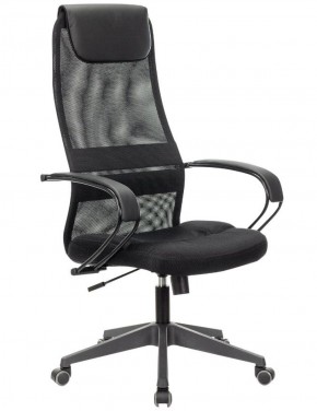 Кресло офисное BRABIX PREMIUM "Stalker EX-608 PL" (ткань-сетка/кожзам, черное) 532090 в Покачах - pokachi.mebel-74.com | фото
