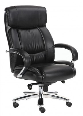 Кресло офисное BRABIX "Direct EX-580" (хром/рециклированная кожа/черное) 531824 в Покачах - pokachi.mebel-74.com | фото
