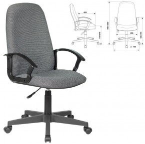 Кресло офисное BRABIX "Element EX-289", ткань, серое, 532093 в Покачах - pokachi.mebel-74.com | фото