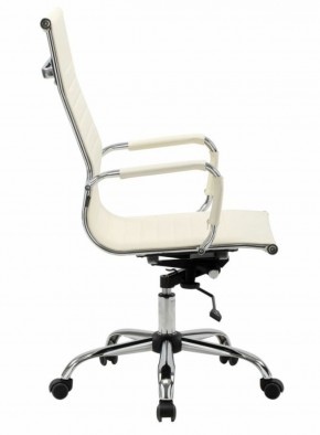 Кресло офисное BRABIX "Energy EX-509" (экокожа, хром, бежевое) 531166 в Покачах - pokachi.mebel-74.com | фото