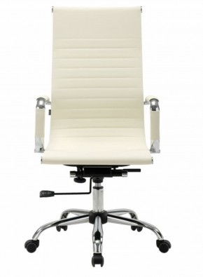 Кресло офисное BRABIX "Energy EX-509" (экокожа, хром, бежевое) 531166 в Покачах - pokachi.mebel-74.com | фото