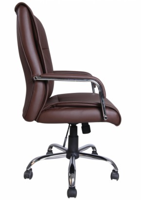 Кресло офисное BRABIX "Space EX-508" (экокожа, хром, коричневое) 531164 в Покачах - pokachi.mebel-74.com | фото