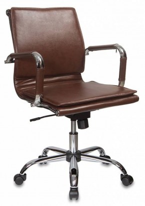 Кресло руководителя Бюрократ CH-993-LOW/BROWN коричневый в Покачах - pokachi.mebel-74.com | фото