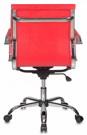 Кресло руководителя Бюрократ CH-993-LOW/RED красный в Покачах - pokachi.mebel-74.com | фото