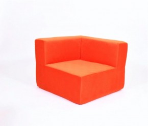Кресло-угловое-модуль бескаркасное Тетрис 30 (Оранжевый) в Покачах - pokachi.mebel-74.com | фото