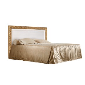 Кровать 2-х спальная (1,4 м)Тиффани штрих-лак/золото с подъемным механизмом (ТФКР140-2[7]) в Покачах - pokachi.mebel-74.com | фото