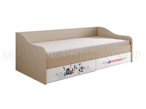 ВЕГА NEW Boy  Кровать 900 с настилом ЛДСП (дуб беленый) в Покачах - pokachi.mebel-74.com | фото