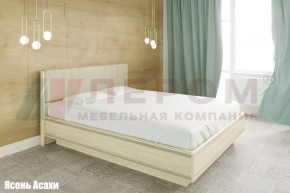 Кровать КР-1014 с мягким изголовьем в Покачах - pokachi.mebel-74.com | фото