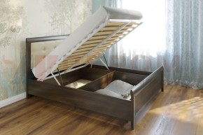 Кровать КР-1033 с мягким изголовьем в Покачах - pokachi.mebel-74.com | фото