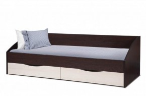 Кровать одинарная "Фея - 3" симметричная New (2000Х900) венге/вудлайн кремовый в Покачах - pokachi.mebel-74.com | фото