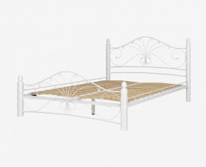 Кровать "Фортуна 1" КМД 2.01 Белая (1200*2000) (ножки-белые) с коваными элементами в Покачах - pokachi.mebel-74.com | фото
