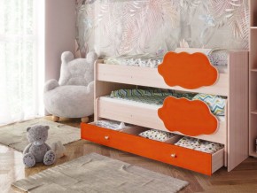 Кровать выкатная Соник на щитах (800*1600) с бортиком + ящик в Покачах - pokachi.mebel-74.com | фото