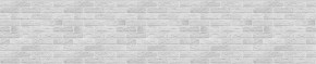 Кухонный фартук 610х3000х1,5 (композит) КМ Кирпич серый в Покачах - pokachi.mebel-74.com | фото