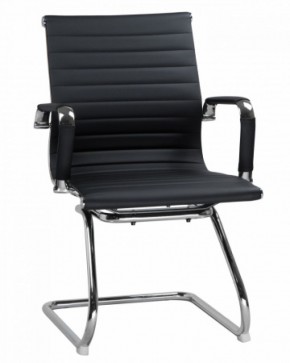 Офисное кресло для посетителей LMR-102N Черный в Покачах - pokachi.mebel-74.com | фото