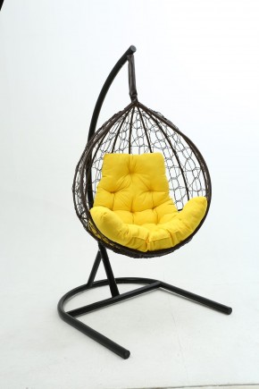 Подвесное кресло Бароло (коричневый/желтый) в Покачах - pokachi.mebel-74.com | фото
