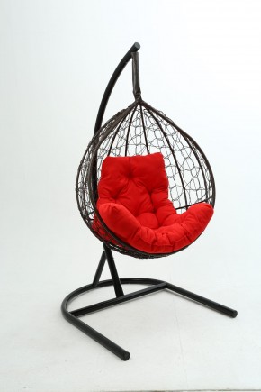 Подвесное кресло Бароло (коричневый/красный) в Покачах - pokachi.mebel-74.com | фото