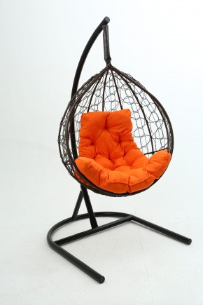 Подвесное кресло Бароло (коричневый/оранжевый) в Покачах - pokachi.mebel-74.com | фото